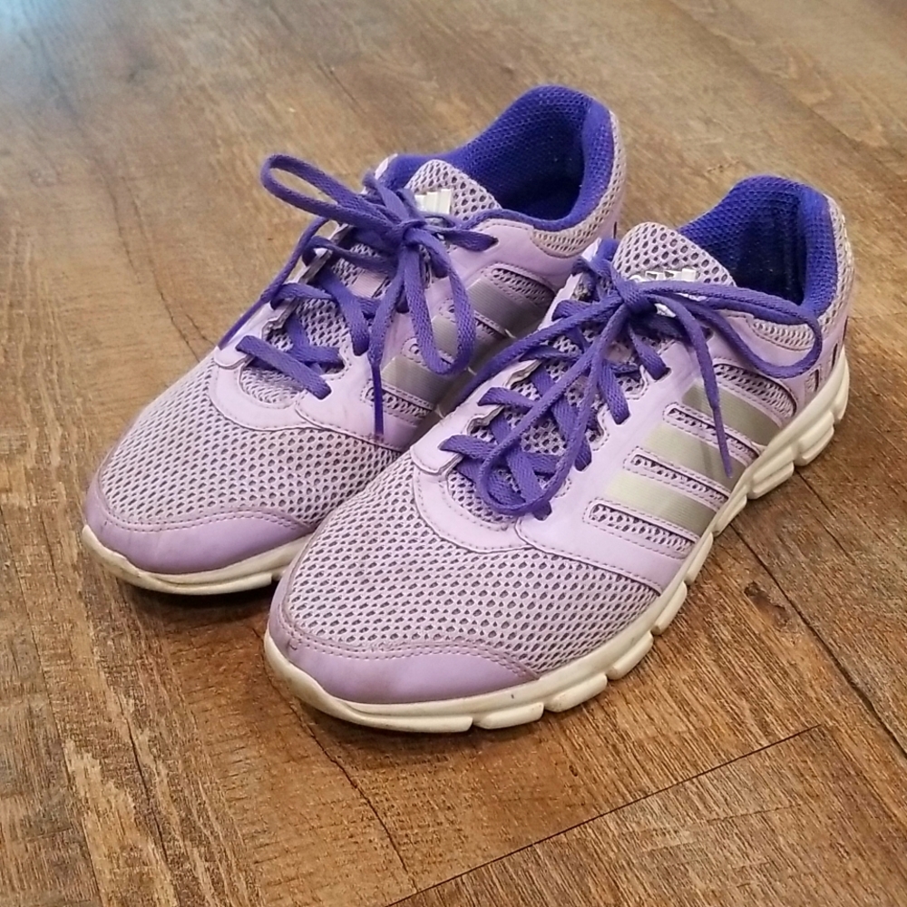Purple Addias Runners